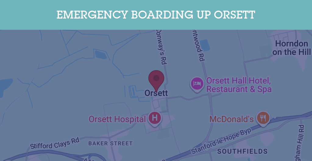 Emergency Boarding Up Services in Orsett - RM16