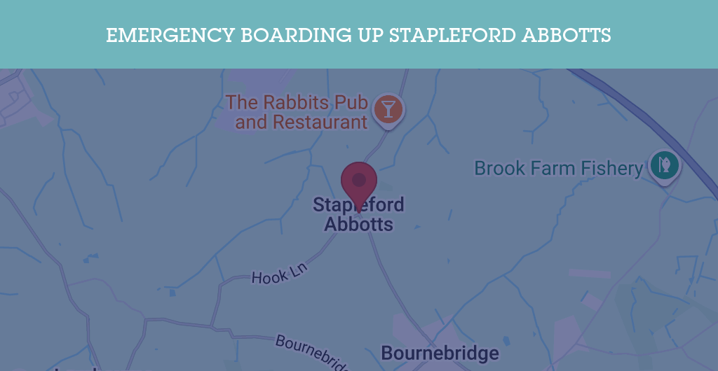 Emergency Boarding Up Services in Stapleford Abbotts - RM4